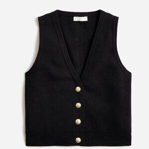 JCrew J.Crew Emilie sweater vest Black Small NEW WITH TAGS